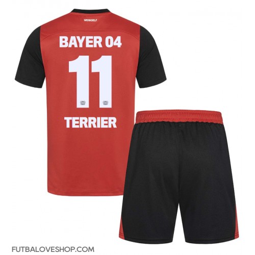 Dres Bayer Leverkusen Martin Terrier #11 Domáci pre deti 2024-25 Krátky Rukáv (+ trenírky)